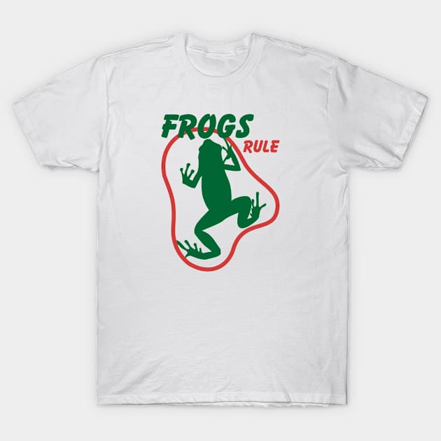 Frogs Rule T-Shirt by Kencur